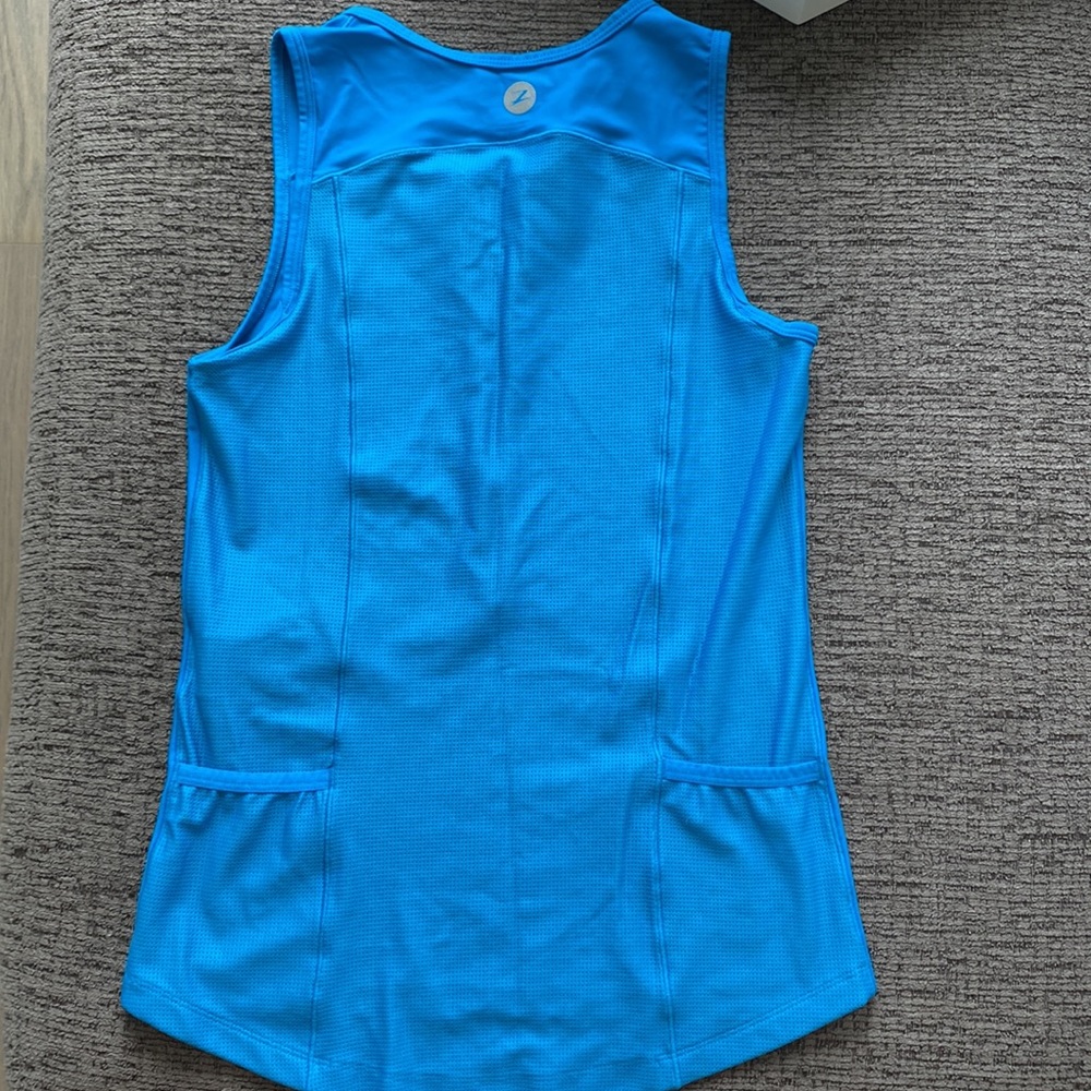 Zoot | Size Small | Womens Biking Running Triathlon Sleeveless Zip Up Blue - Picture 4 of 10